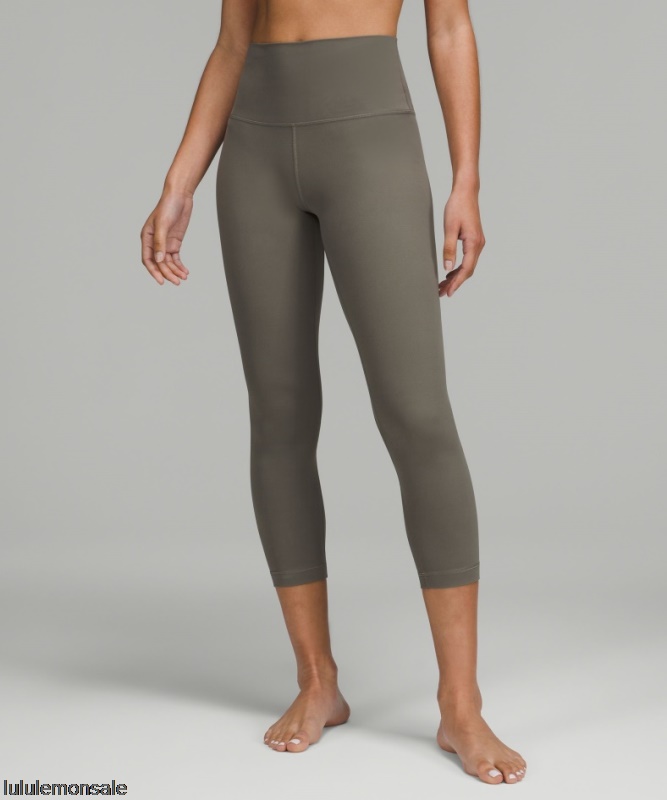 Lululemon Damen DELULU207 | Ausrichten Hochhausernte 23 Grauer Salbei
